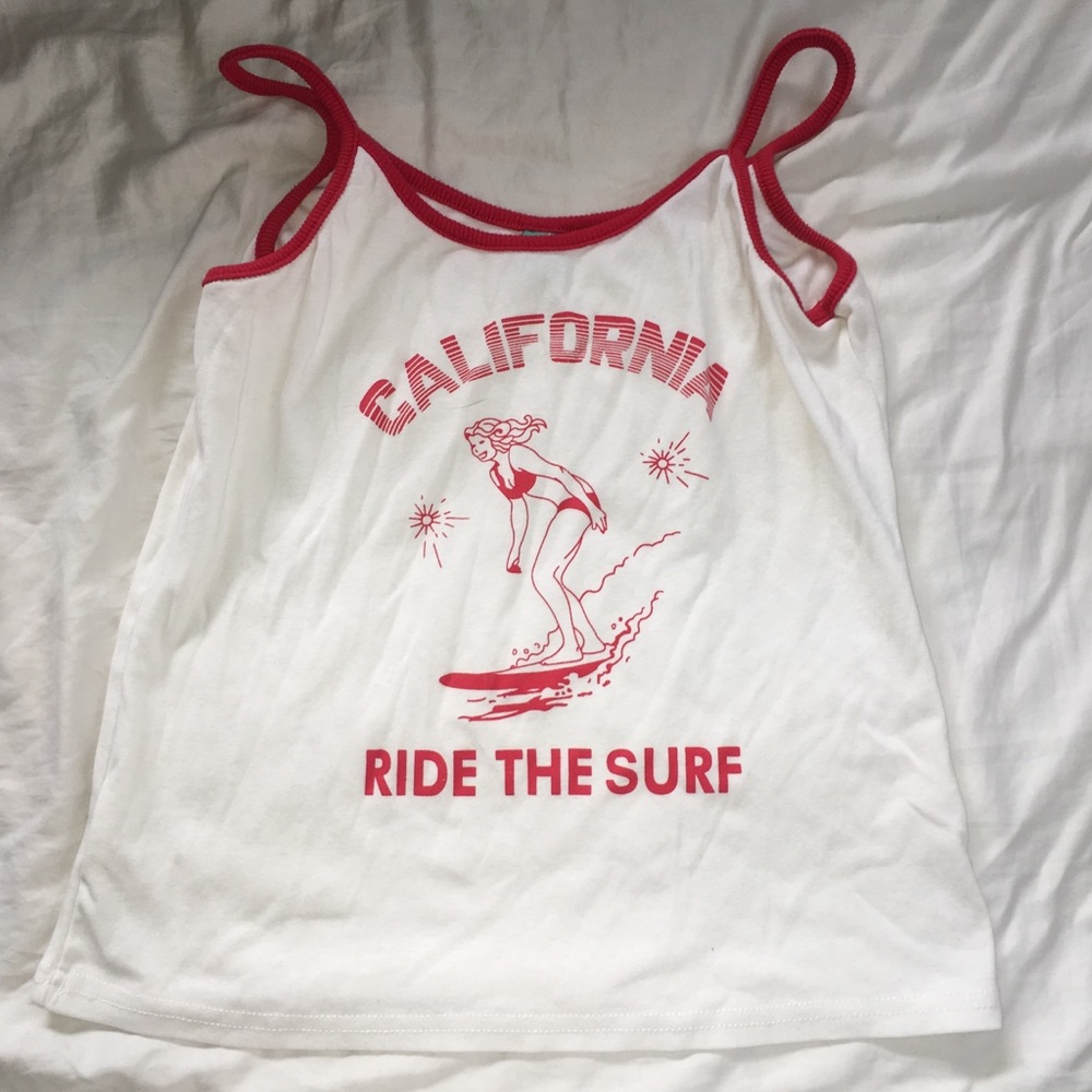 california vintage tank top